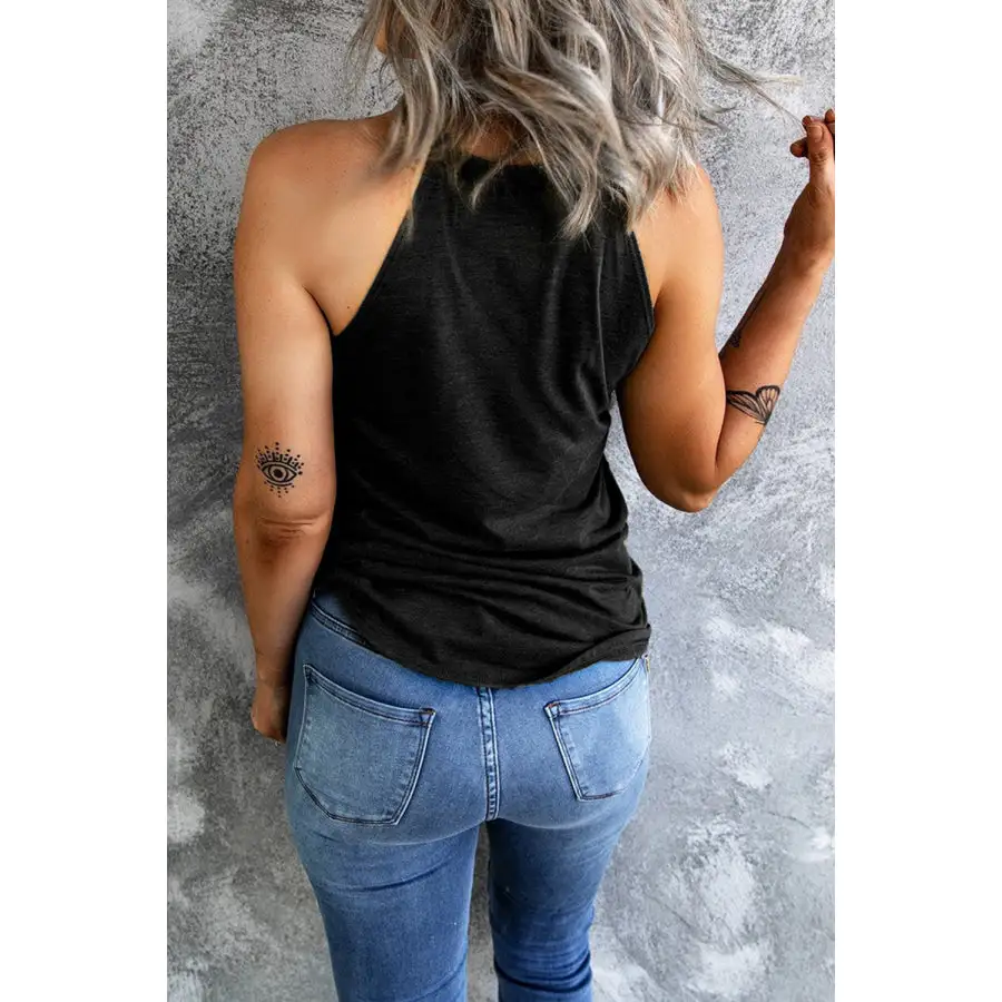 Sequin Lobster Round Neck Tank