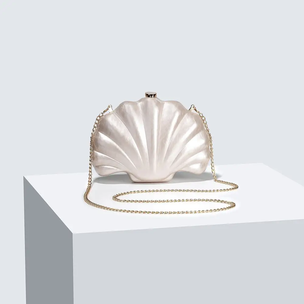 Curved Clutch Bag