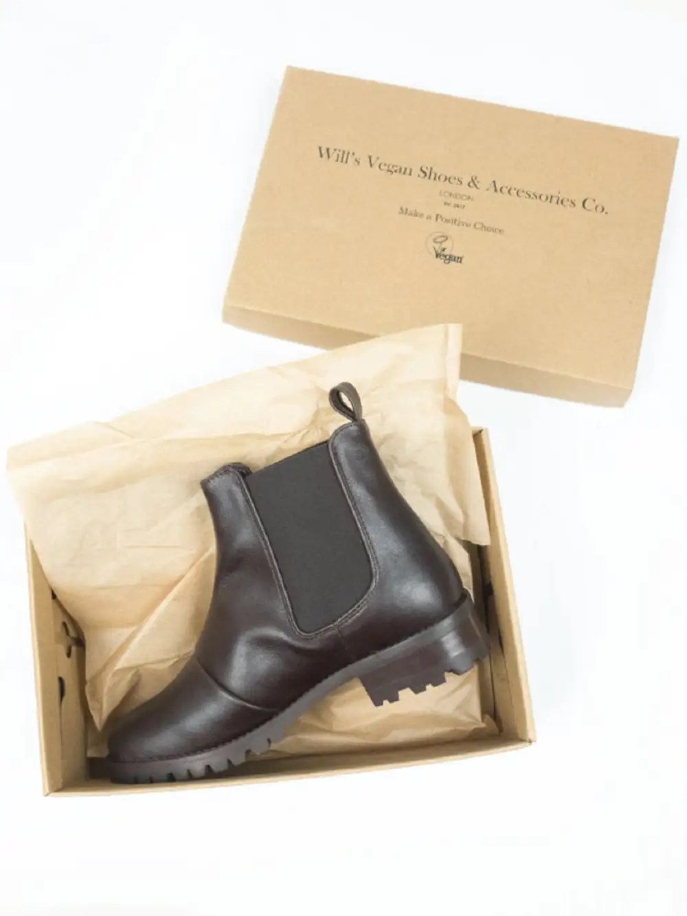 Women's Contemporary Casual Water Resistant Vegan Leather Chelsea Boots