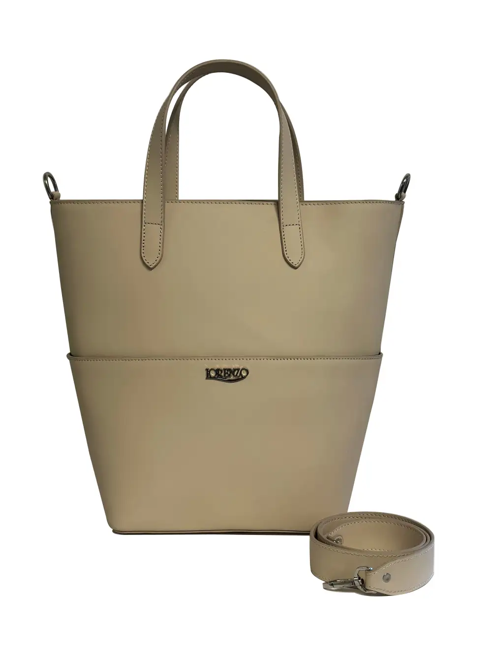 Minimal Handheld Leather Handbag