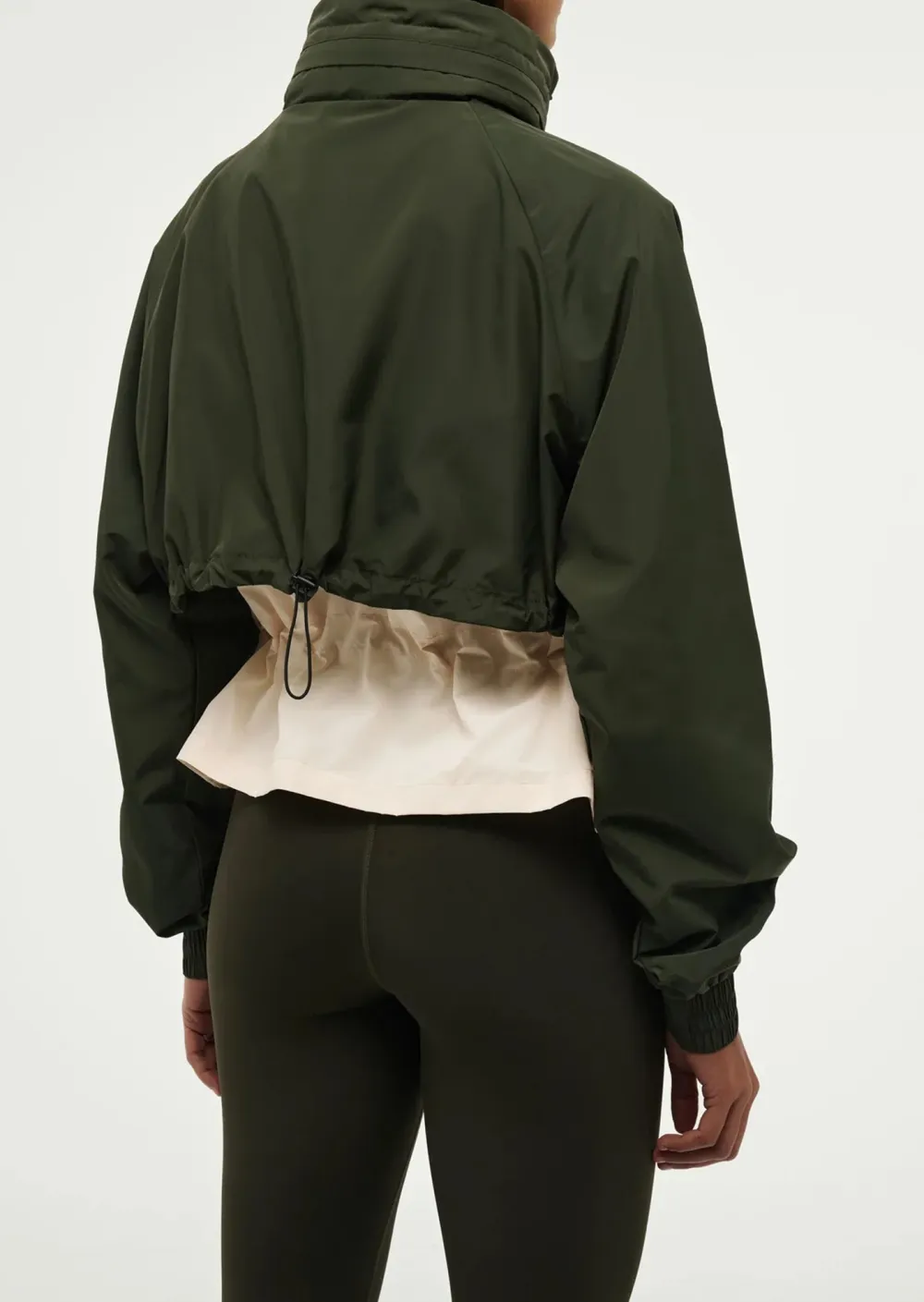 TURTLENECK  CONTRAST COLOR JACKET