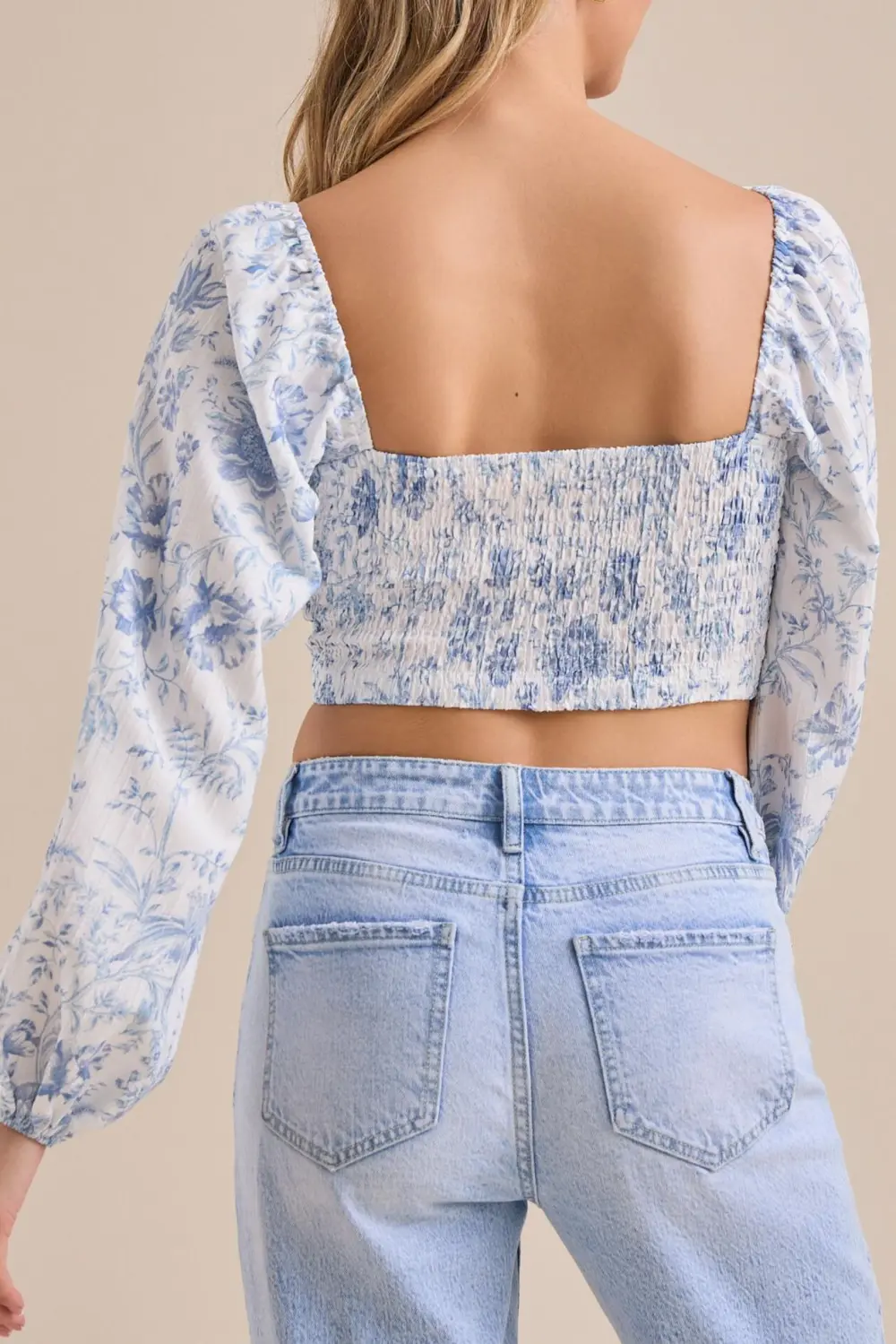 Long Sleeve Corset Top