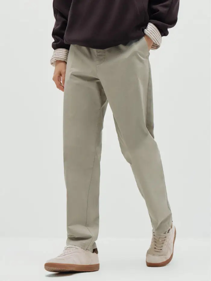 Men's Relaxed Straight Trousers