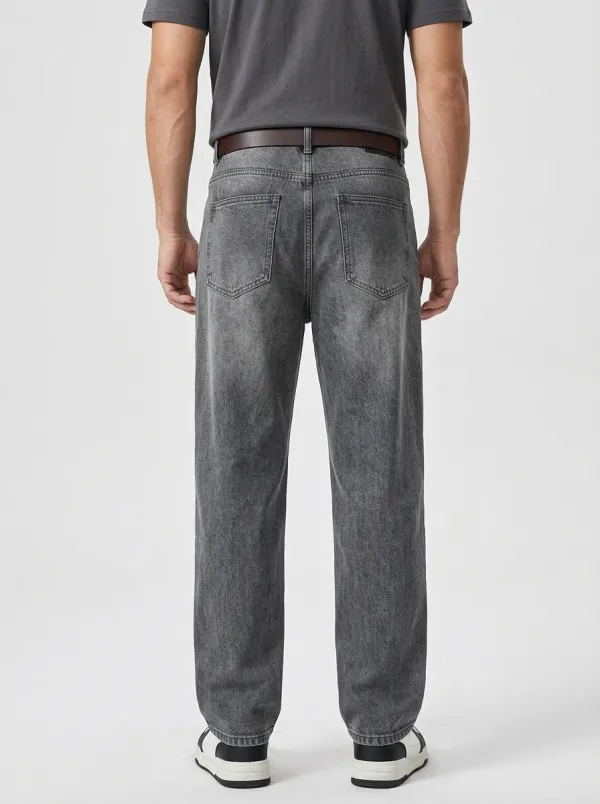 Men's Contemporary Streetwear Graffiti Jeans