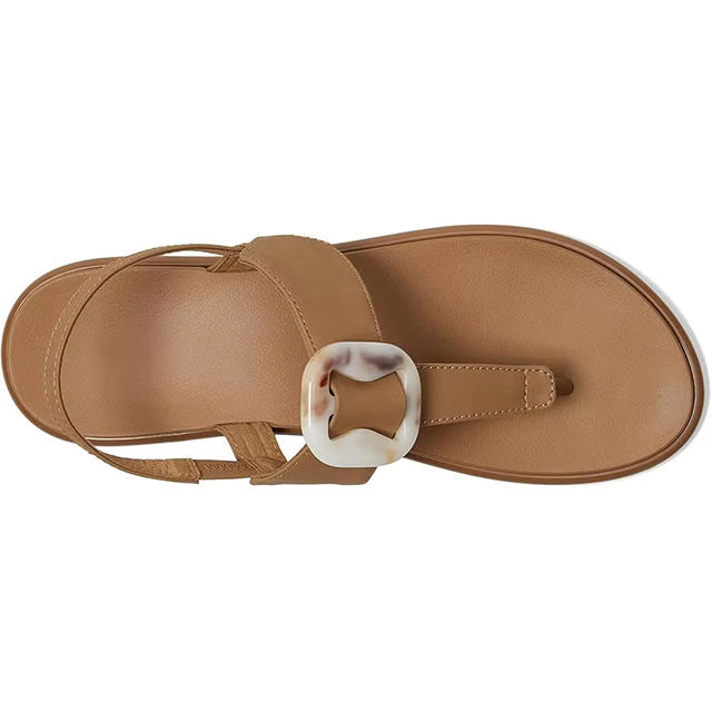 Celestia PU Slingback Flat Sandals