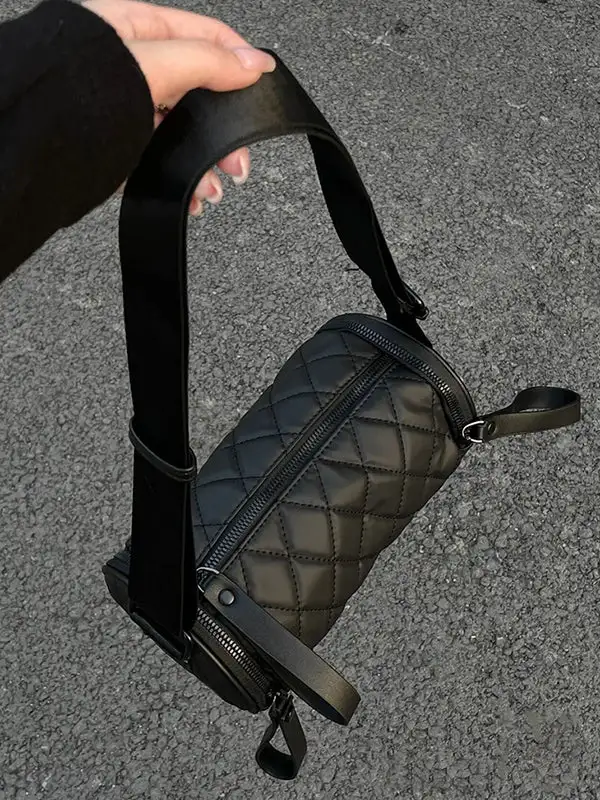 Zip-Top Crossbody Bag