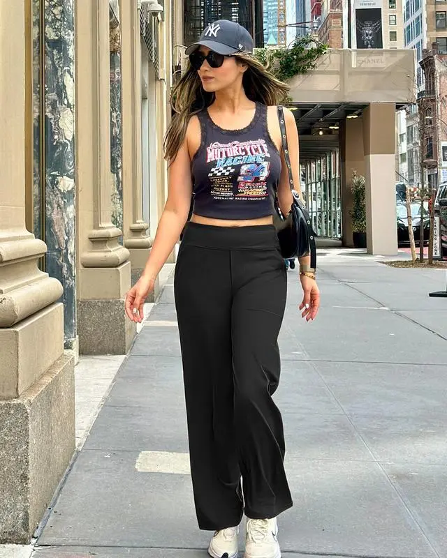 Loose High-Waist Business Casual Pants with Pockets- Perfect for yoga and casual outings