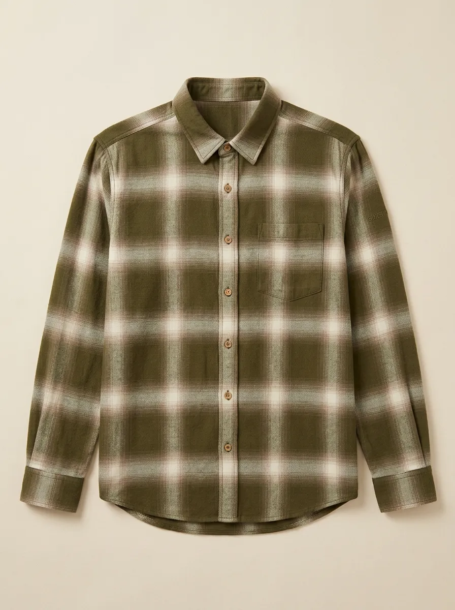 Everyday Plaid Long-Sleeve Men's Long-Sleeve Shirt