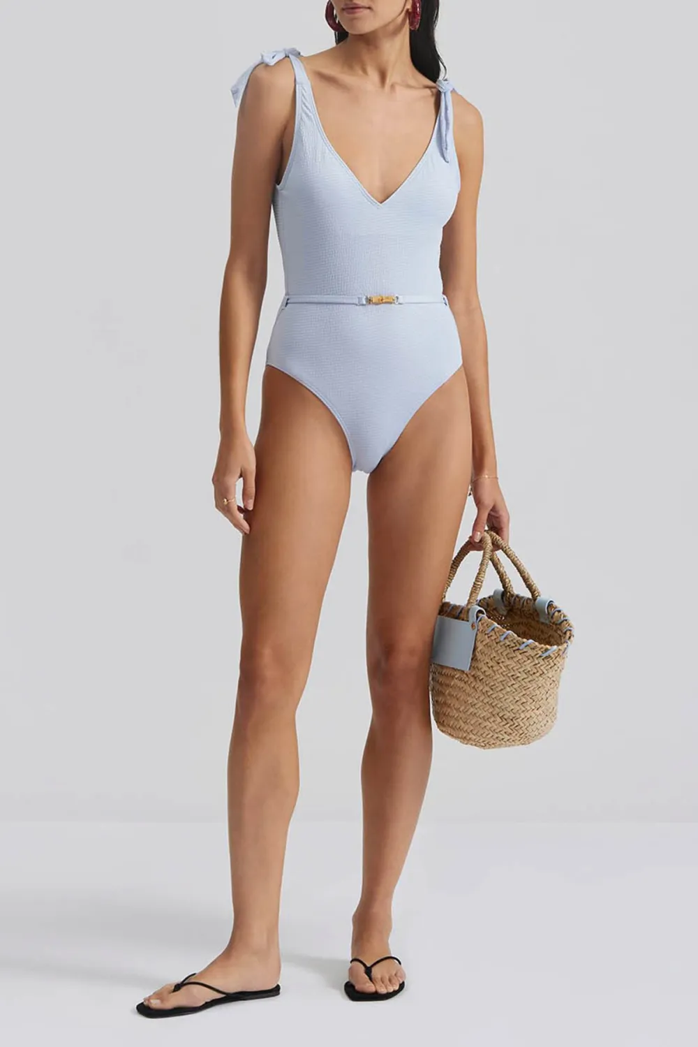 Sexy Style V-Neck Swimsuit