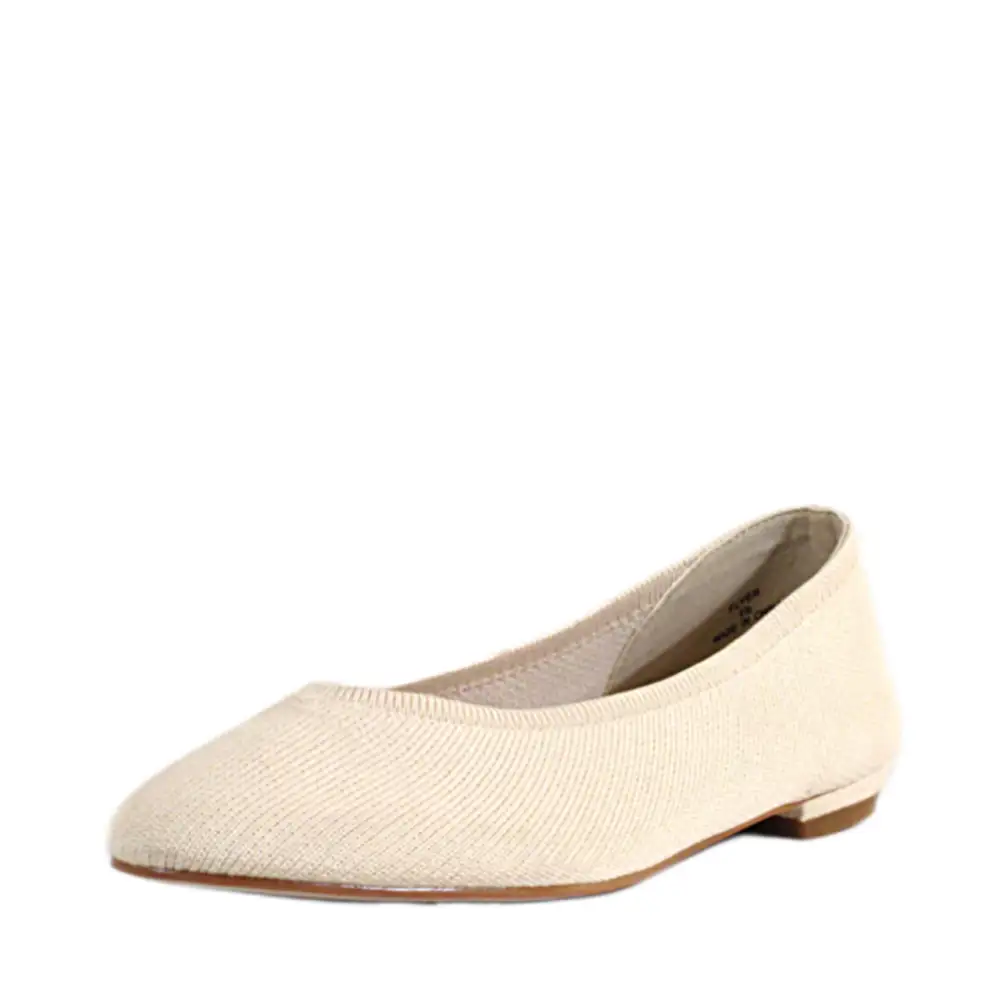 Breathable Knit Slip On Flats