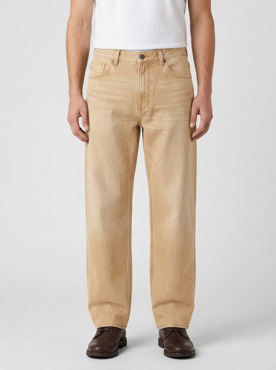 Straight Leg Relaxed Jeans
