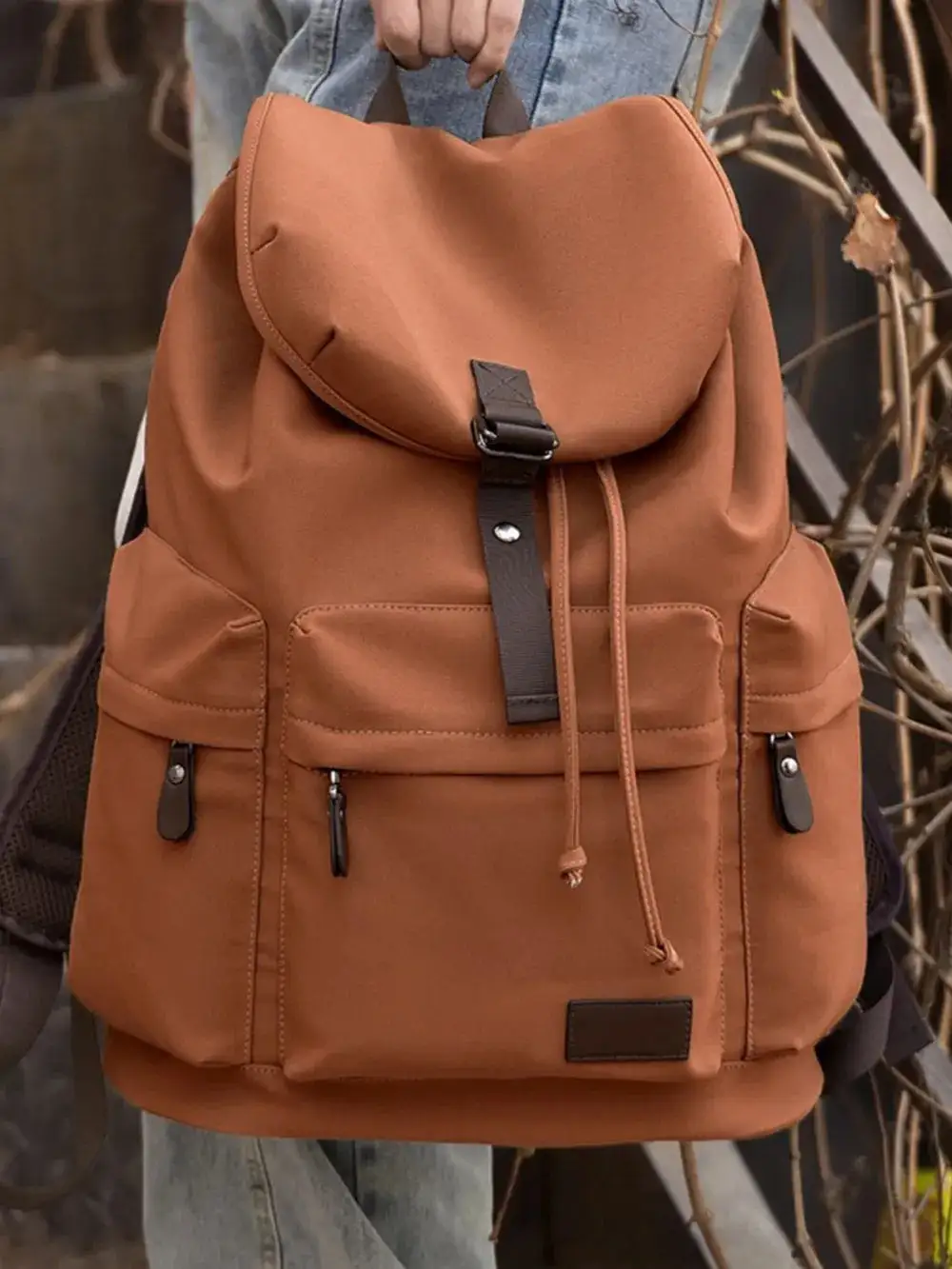 Multi Pocket Canvas Backpack