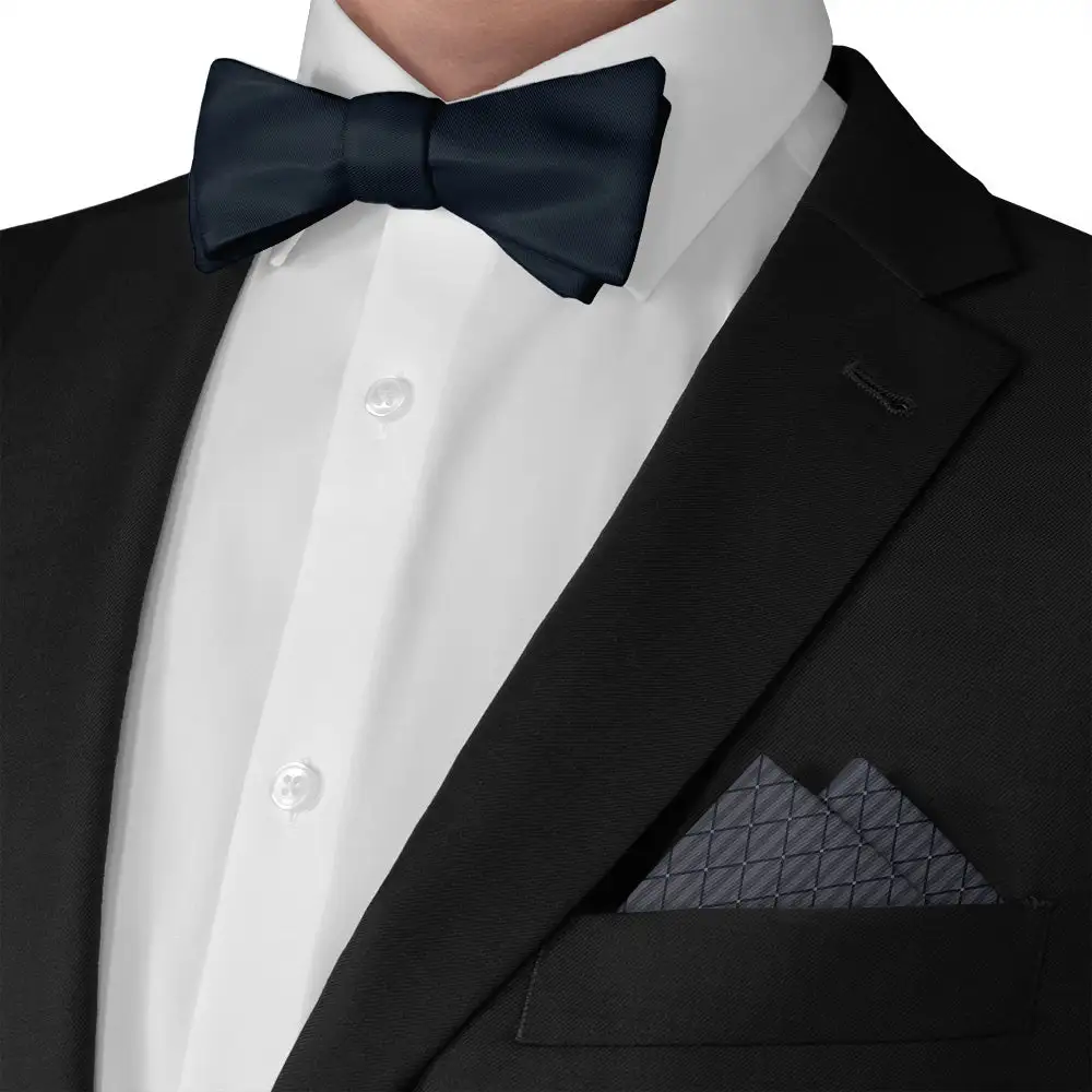 Classic Timeless Geometric Textured Pocket Square