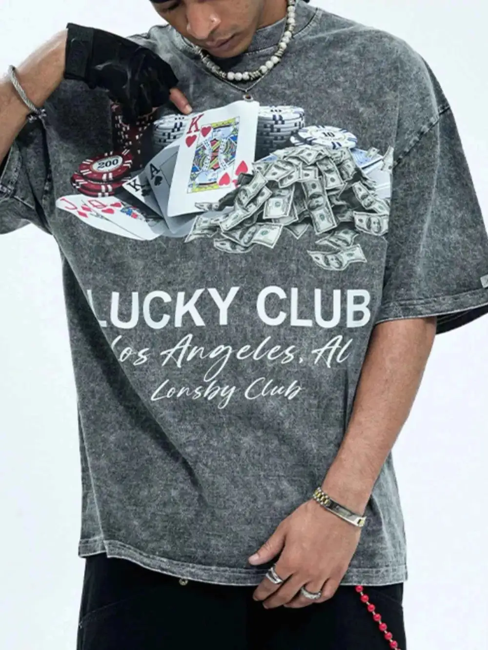 Laid Back Graphic Round Neck Short Sleeve T-Shirt