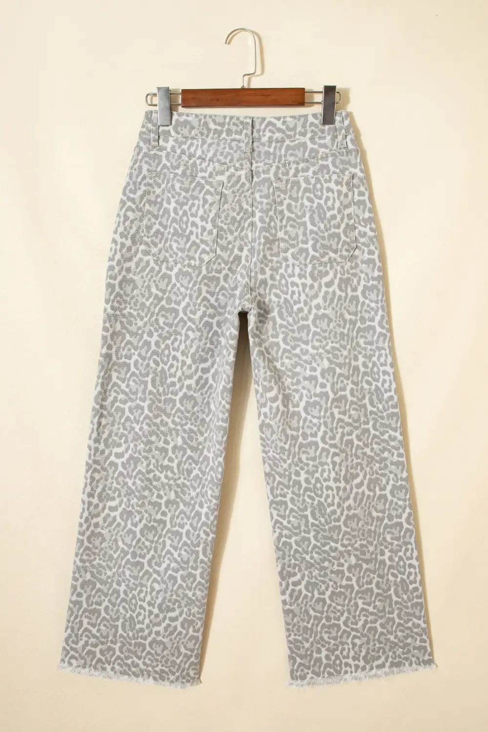 Collared High Rise Denim Jeans