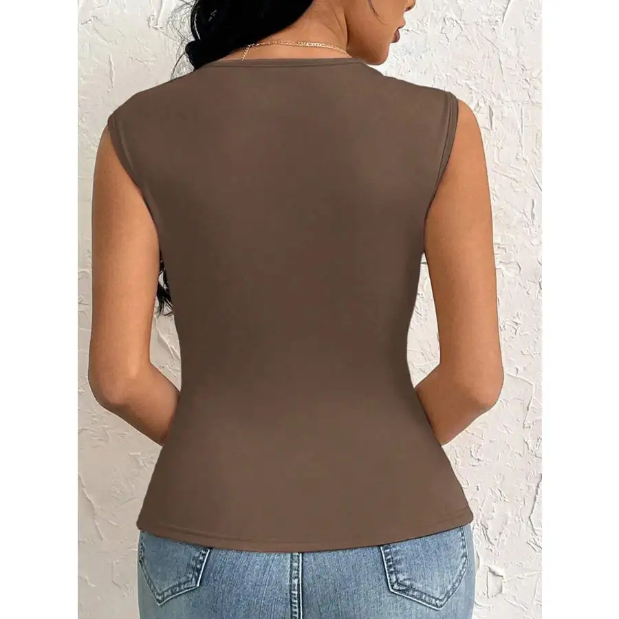 Slit Asymmetrical Tank Top