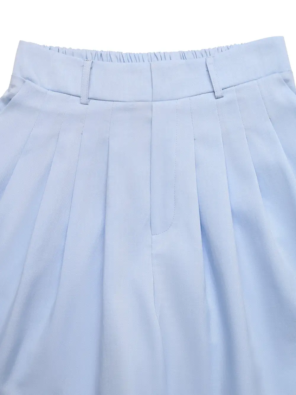 Pleated Front Shorts