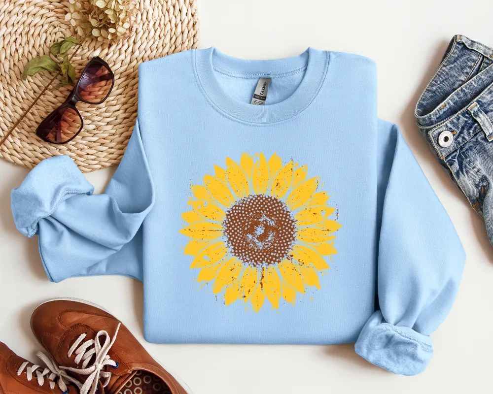Sunflower Graphic Crewneck Sweatshirt
