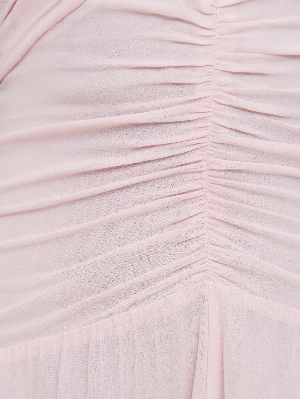 Cutout Detail Ruched Maxi Dress