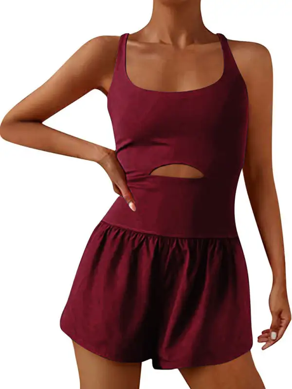 Emerald Elegance Active Jumpsuit