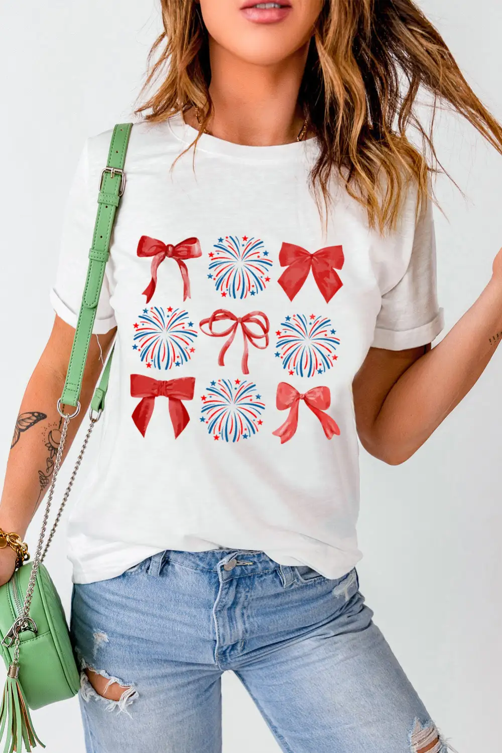 White Celerbration Bowknot