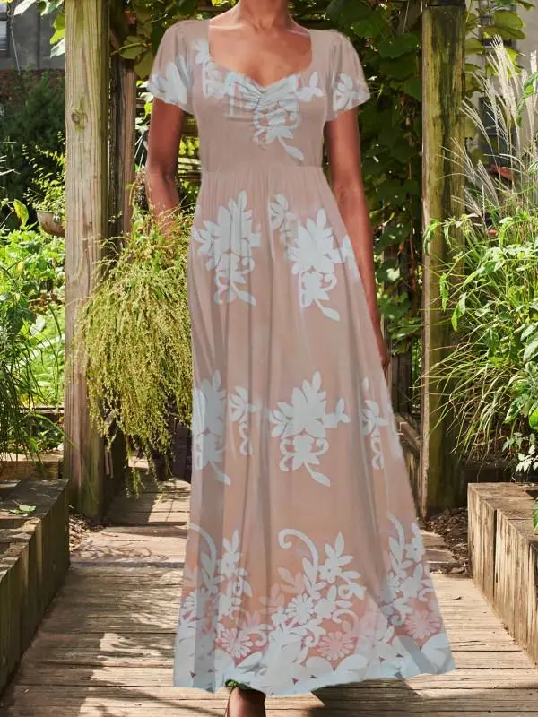 Flower Print Dress