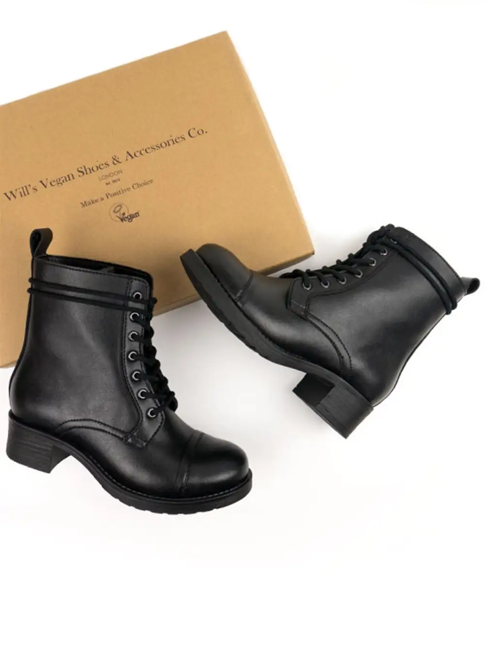 Women's Modern Utility Water Resistant Vegan Leather Everyday Boots