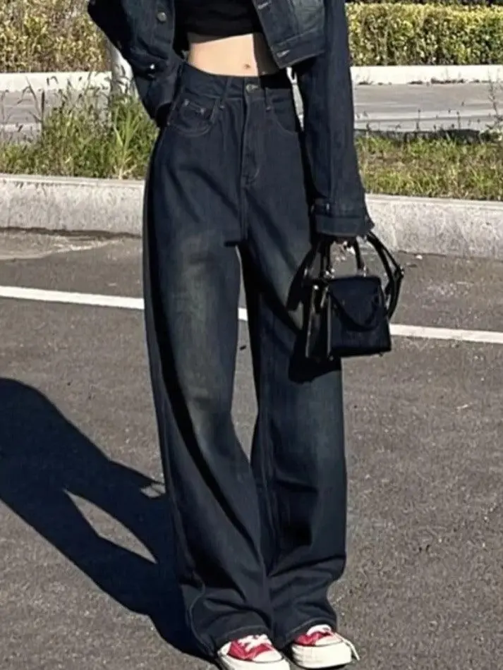 Vintage Distressed High Rise Boyfriend Jeans