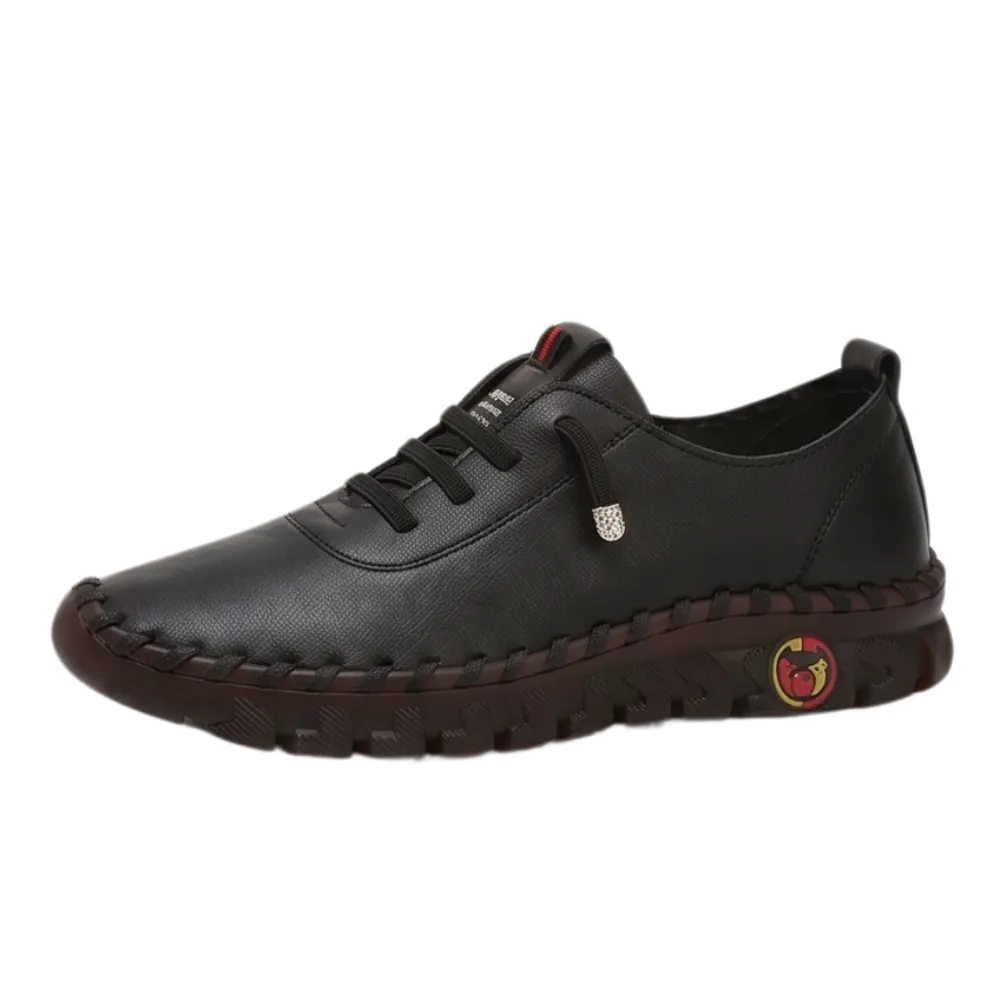 Hand-stitched PU Loafers