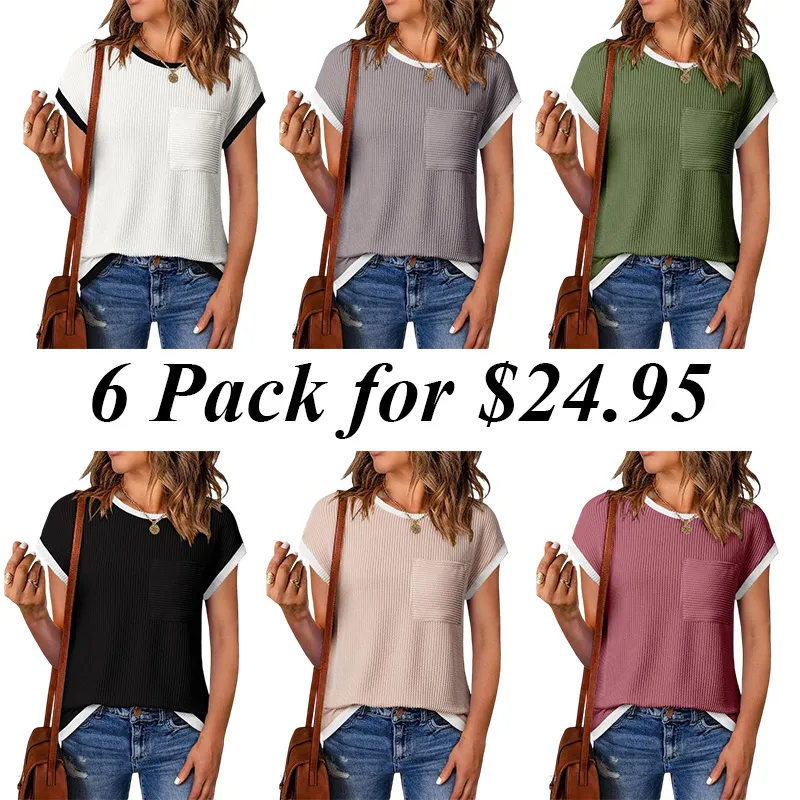 6PACK-Casual T-Shirt