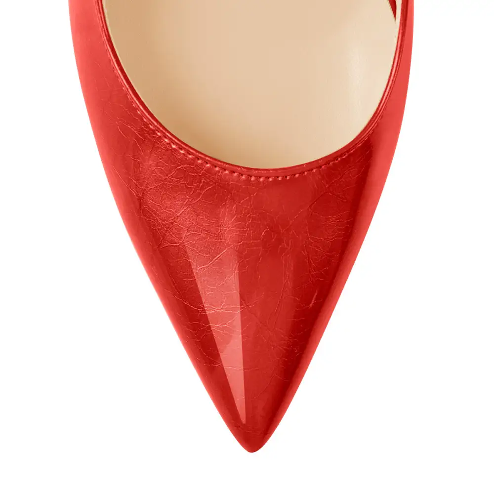 Sleek Pointed Toe Stiletto Ankle Strap Pumps