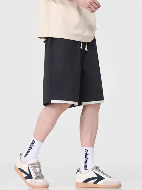 Drawstring Loose Fit Shorts