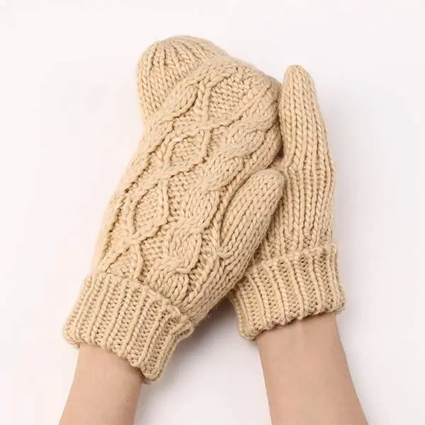 Women'S Handbag Warm Woolen Gloves 49808755C