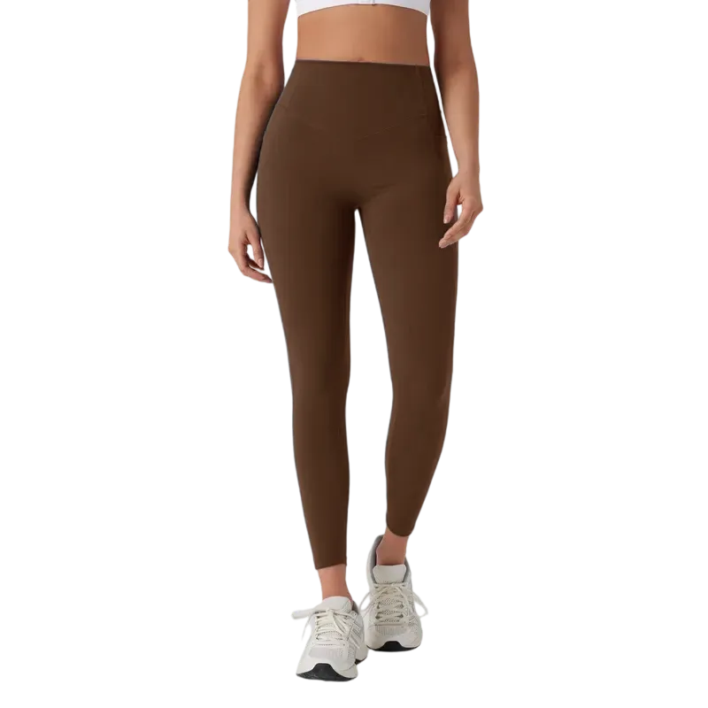 Women's UltraSculpt SoCinched High Waisted Tummy Control Butt Lifting Ruched Side Pocket Shaping Yoga Leggings