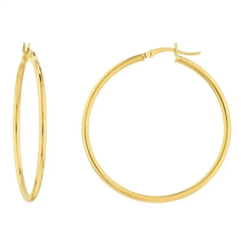 Refined Classic Hoop Earrings