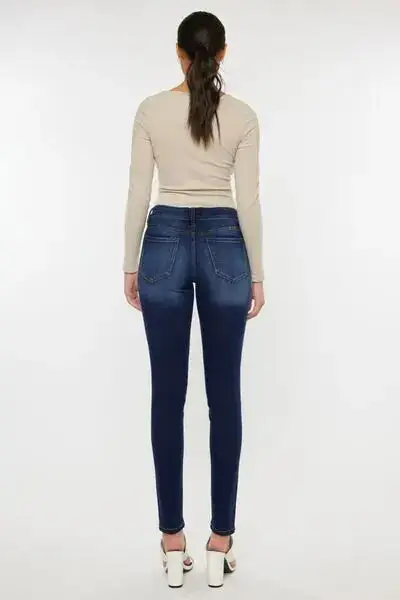 Soft Mid Rise Skinny Denim Jeans