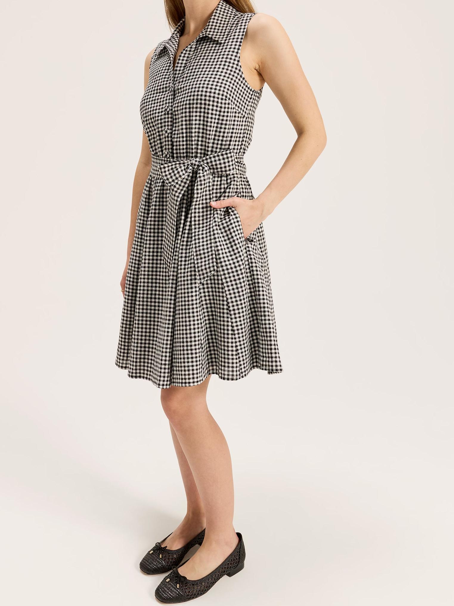 Courtside Check Mini Dress