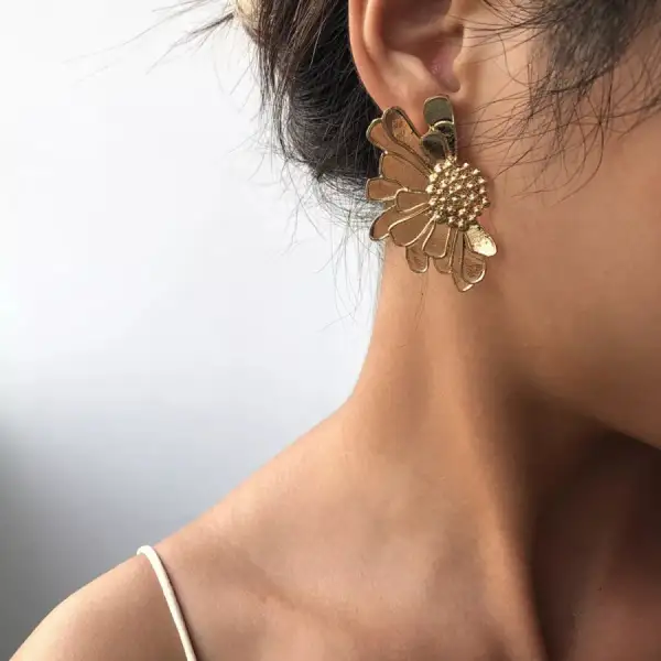 Classic Flower Stud Earrings