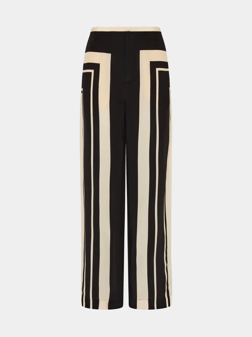 Casual Style Striped Trouser