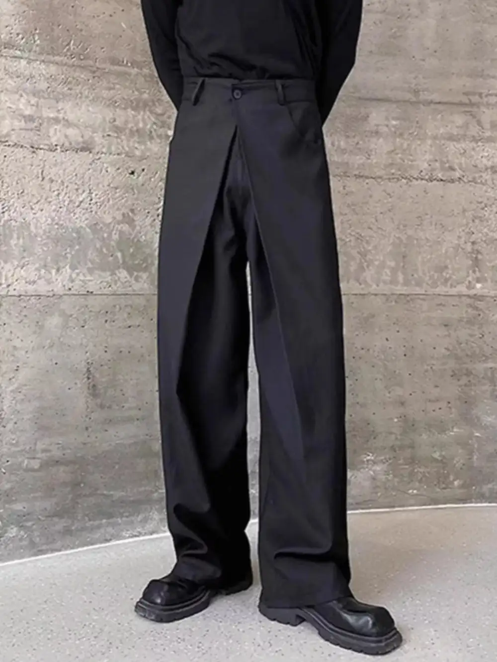 Refined Men's Wide Leg Dress Pants