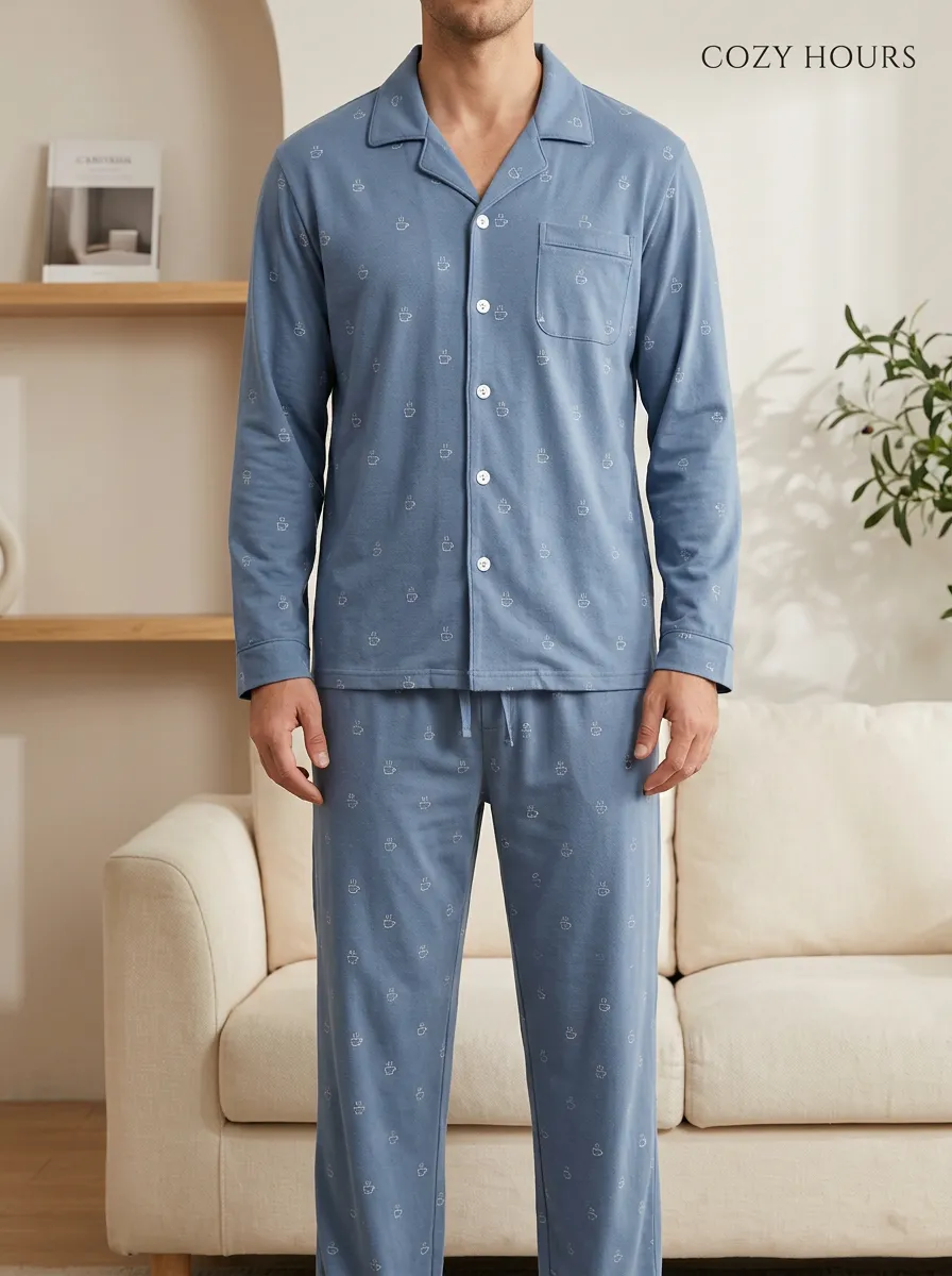 Relaxed Finish Classic Men's Pajama Set