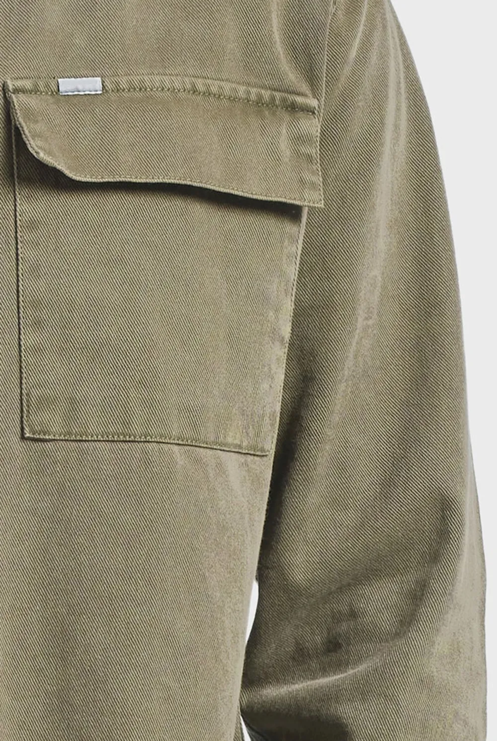 Essential Overshirt-Aloe beige