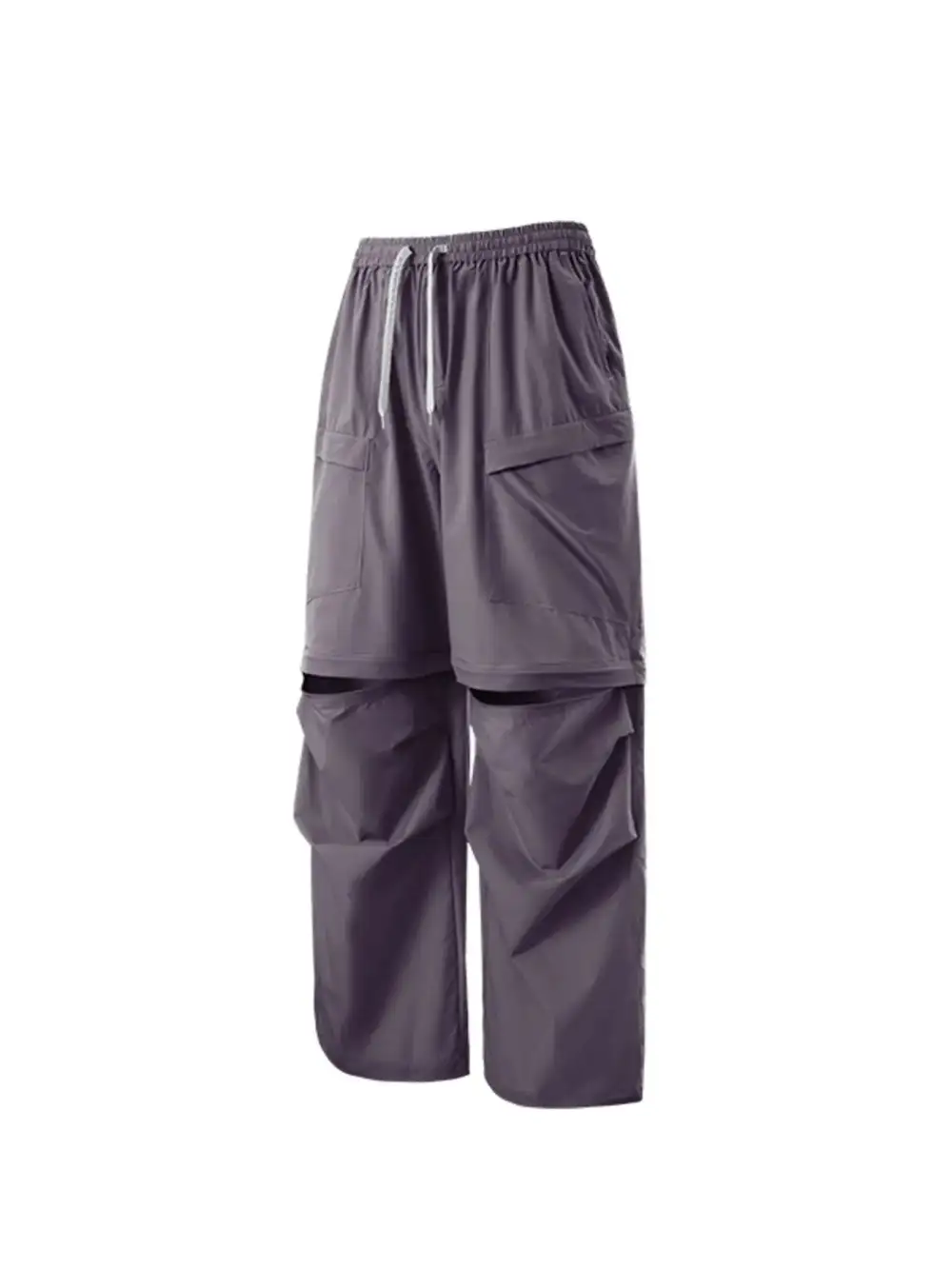 Men's Cargo Pants with Drawstring Waist