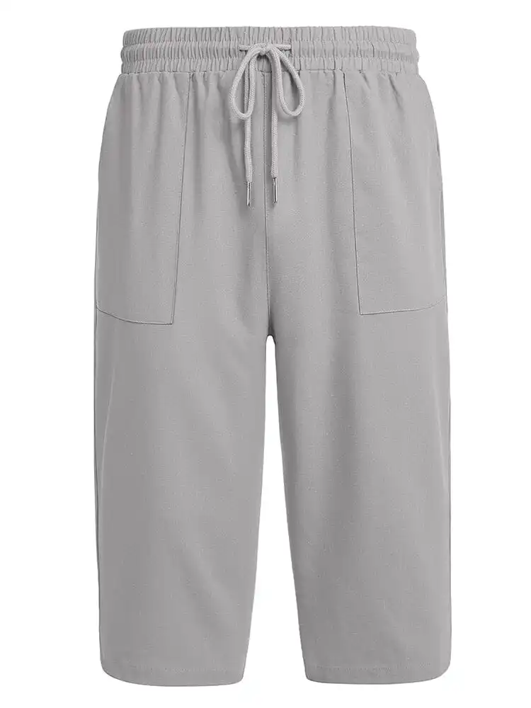 Casual Linen Beach Yoga Shorts