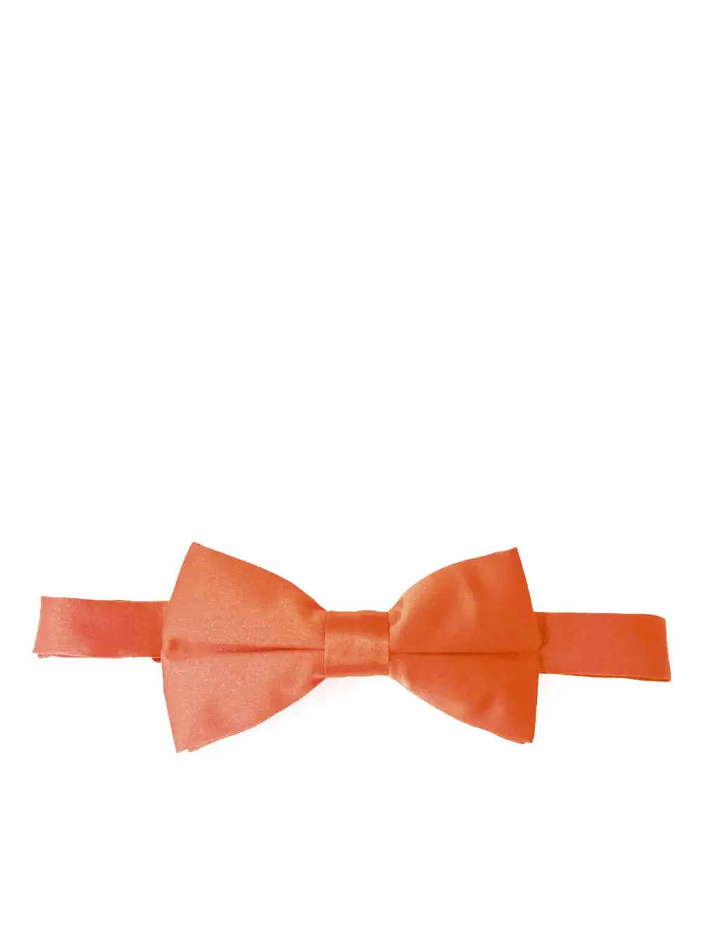 Polished Solid Polyester Pre-Tied Bow Tie