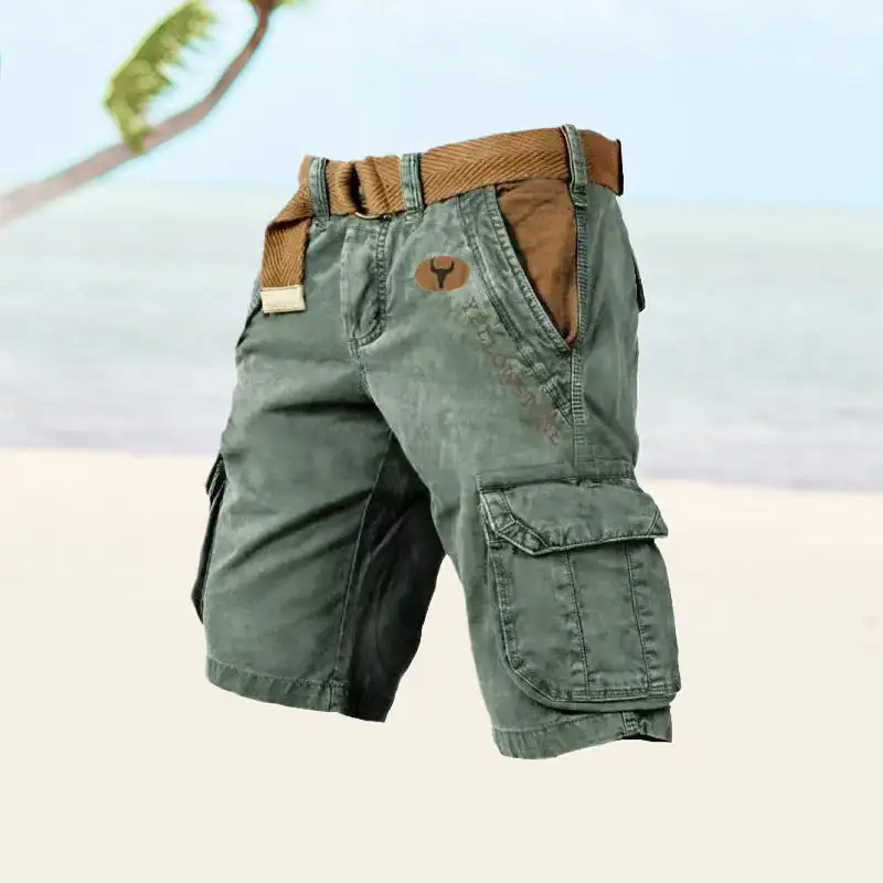 Men's Cotton Patch Pocket Cargo Shorts