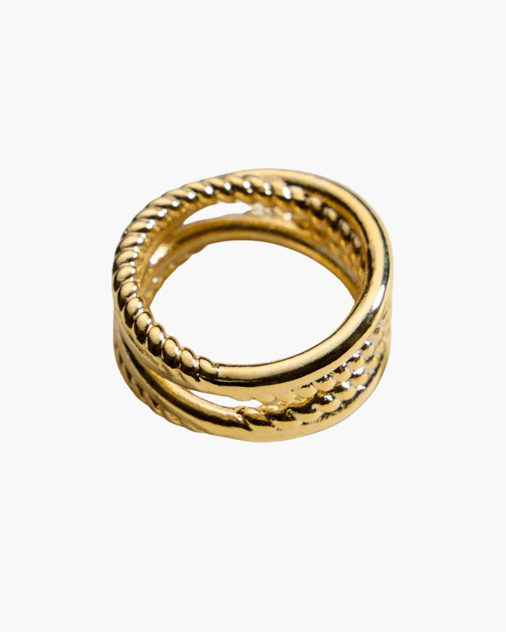 Textured Layer Ring