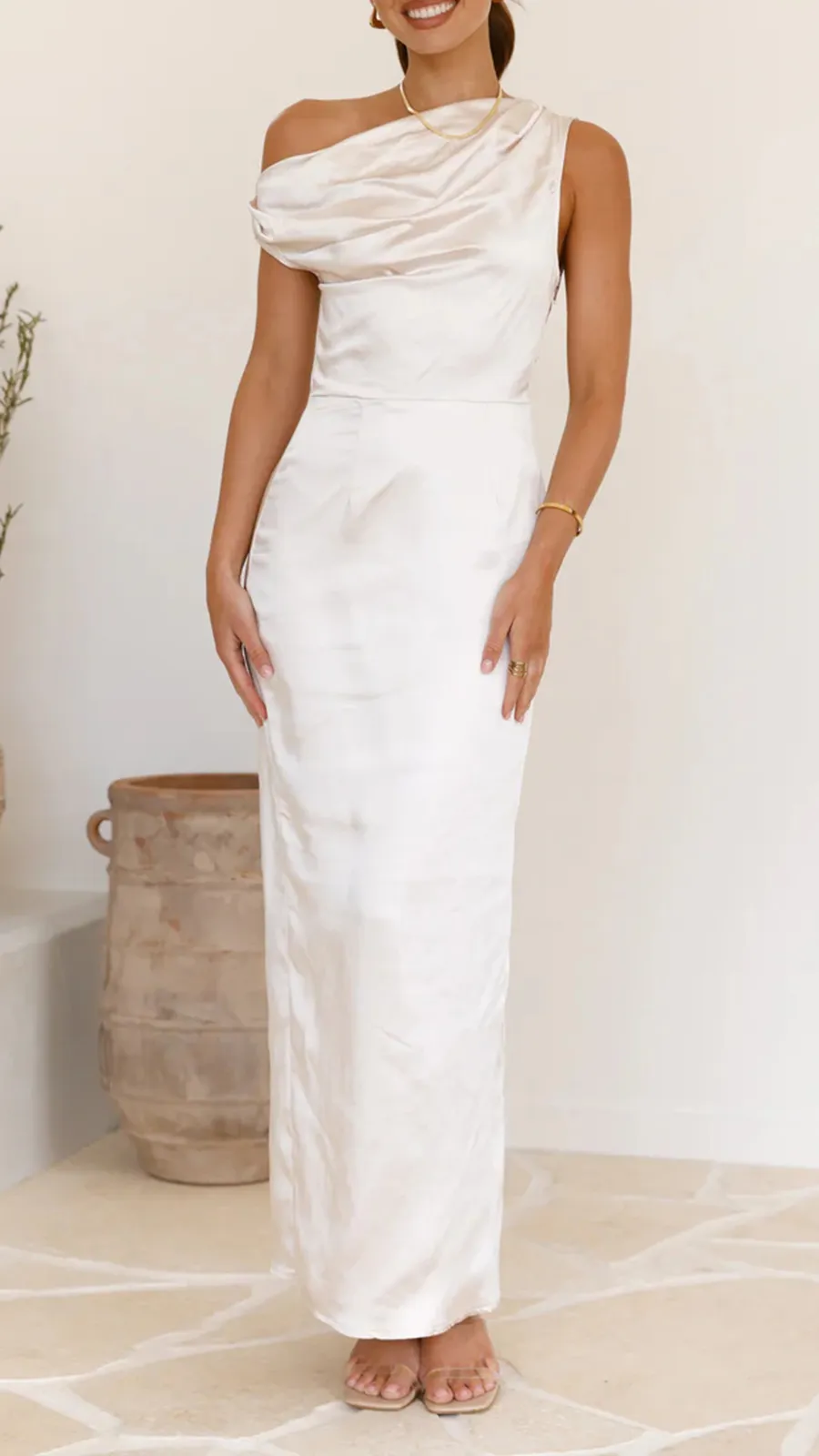 Off Shoulder Design Dress