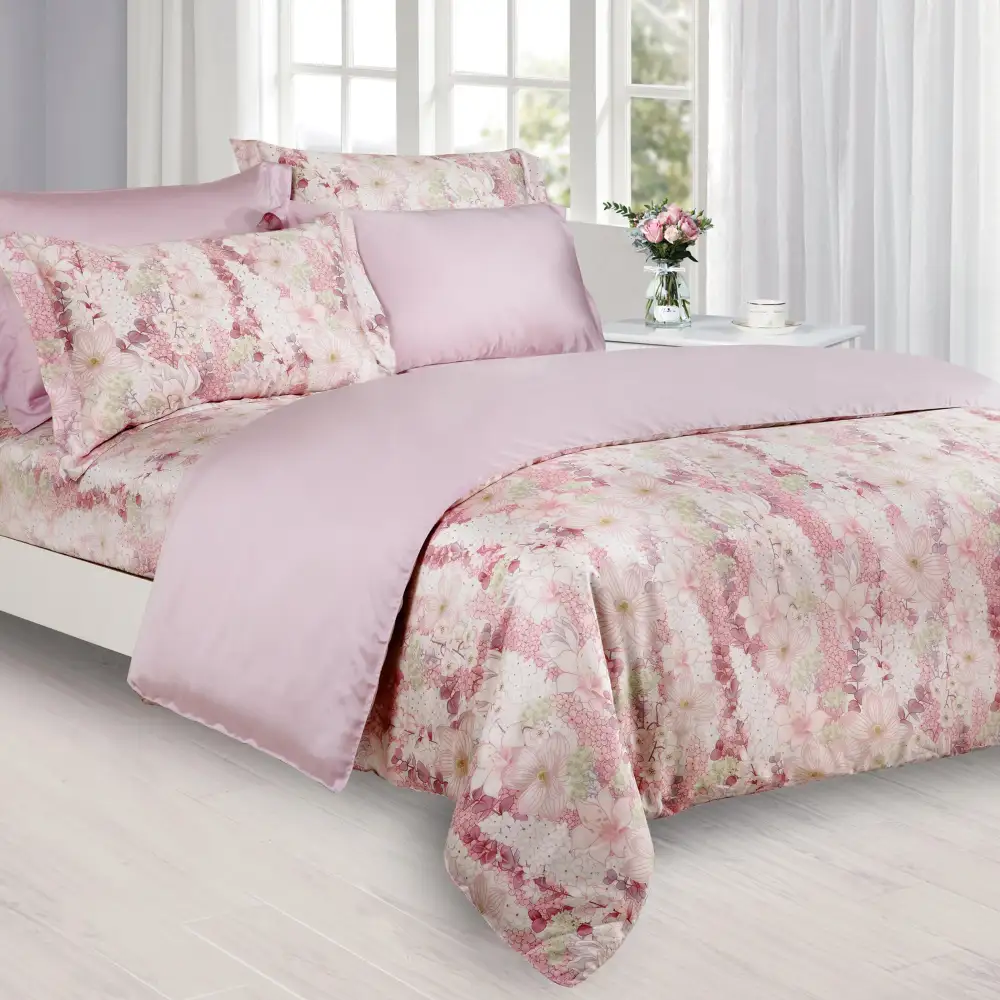 Balanced Lyocell Fiber Woven Complete Bedding Set
