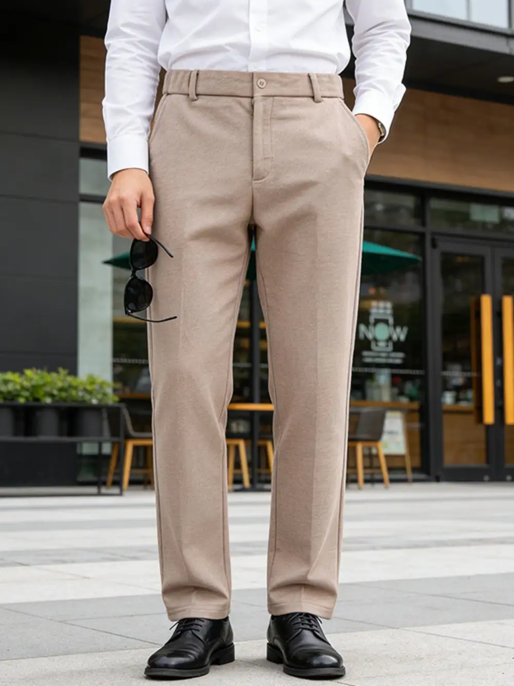 Men's Full Size Classic Fit Dress Pants Plus